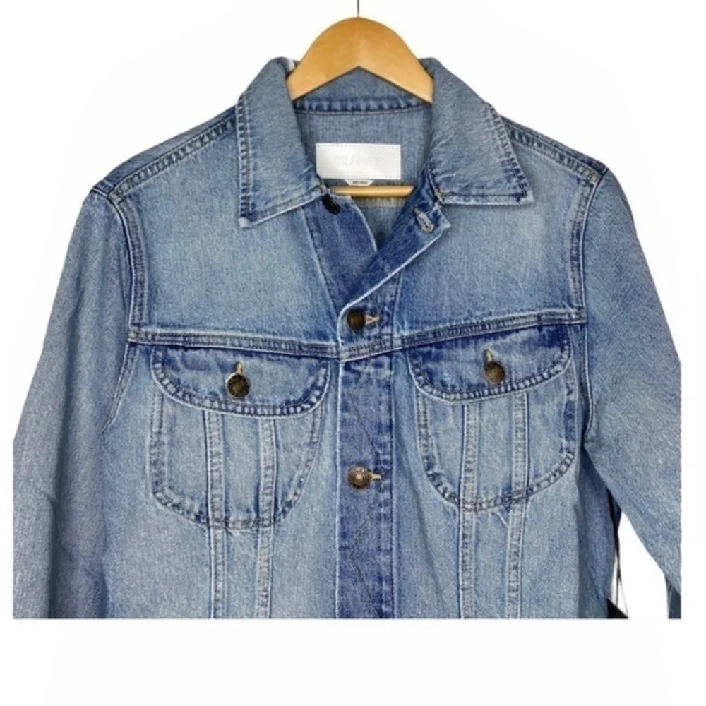Re/Done 70s Rodeo Retro Denim Jacket Light Worn 9 NWT Vintage Vibe - Picture 5 of 16